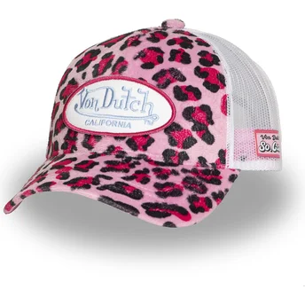 Cepur izliekta leopards snapback rosa PSA P no Von Dutch