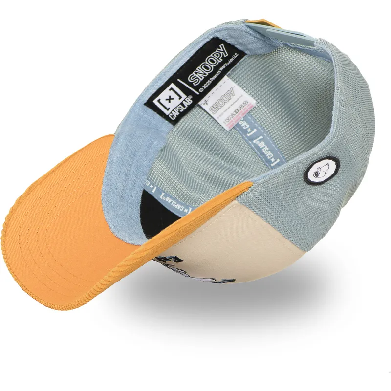 mehrfarbige-trucker-kappe-snoopy-und-emilio-pea6-sno-peanuts-von-capslab