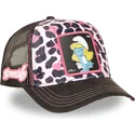 cepur-izliekta-soferis-leopards-snapback-rosa-pitufina-smu-leop-los-pitufos-smurfete-the-smurfs-no-capslab