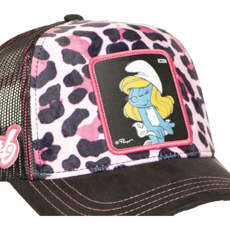 trucker-keps-leopard-rosa-smurfan-smu-leop-smurfarna-fran-capslab
