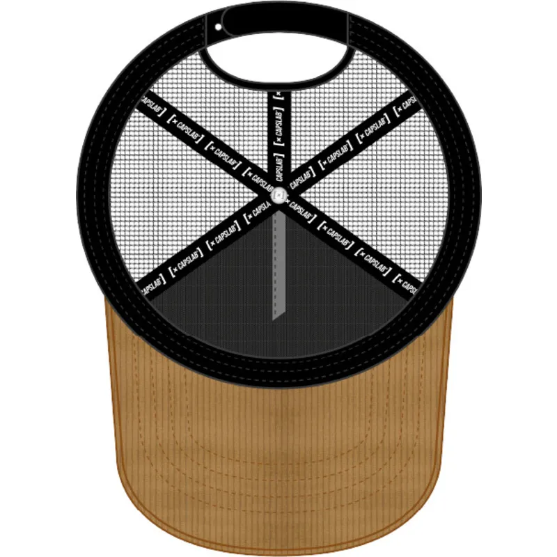 trucker-cap-braun-und-schwarz-schlumpf-handy-smu-handy-die-schlumpfe-von-capslab