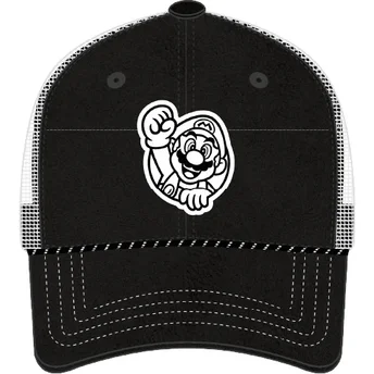 Casquette trucker noire Mario SMB2 NIG Super Mario Bros. Capslab
