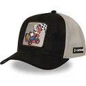 casquette-trucker-noire-et-grise-mario-kart-smk3-che-super-mario-bros-capslab