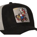 casquette-trucker-noire-et-grise-mario-kart-smk3-che-super-mario-bros-capslab