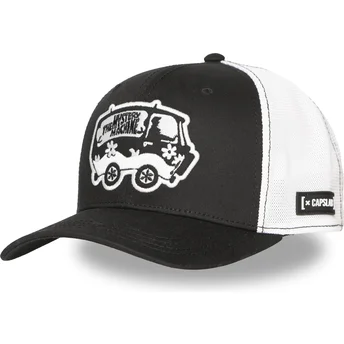 Casquette trucker noire et blanche The Mystery Machine SD3 VAN Scooby-Doo Capslab