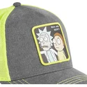 casquette-trucker-grise-et-jaune-rick-et-morty-rem6-loo-capslab