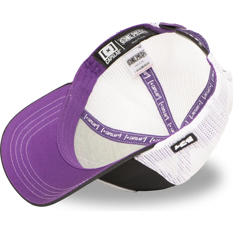 trucker-cap-schwarz-und-weiss-monkey-d-luffy-op6-gea-one-piece-von-capslab