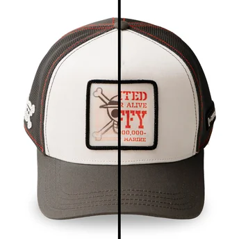 Trucker-Cap weiß und schwarz Monkey D. Luffy OP6 SKU One Piece von Capslab