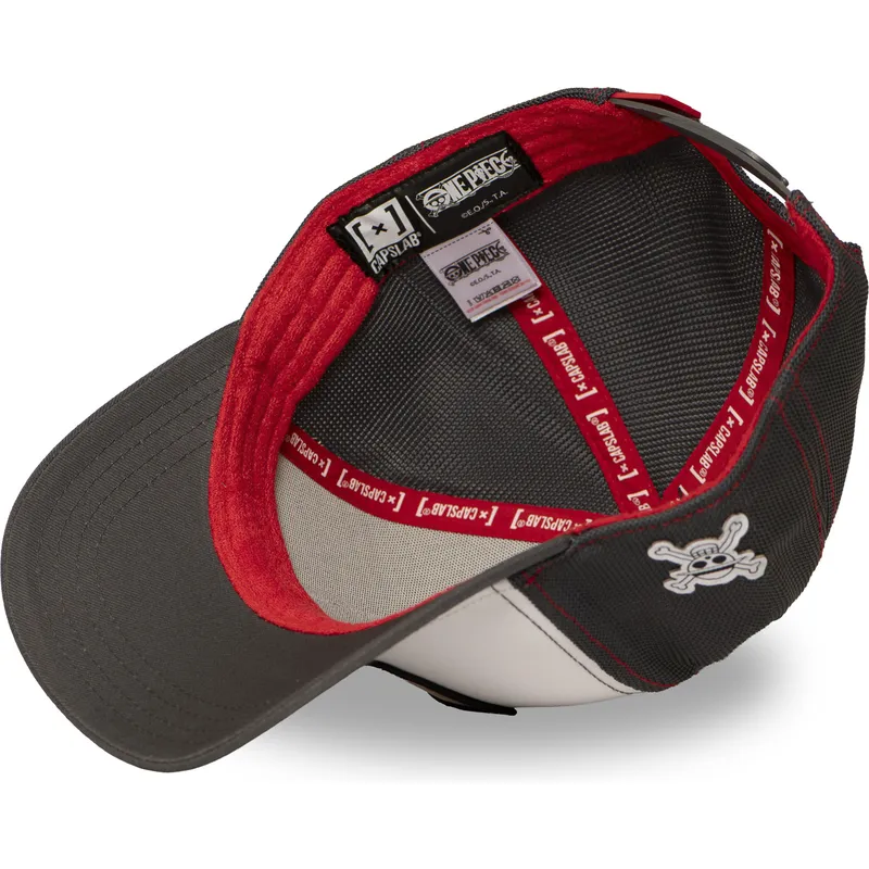 cepur-izliekta-truckeris-balts-snapback-op6-sku-monkey-d-luffy-one-piece-no-capslab cepur-izliekta-truckeris-balts-snapback-op6-sku-monkey-d-luffy-one-piece-no-capslab