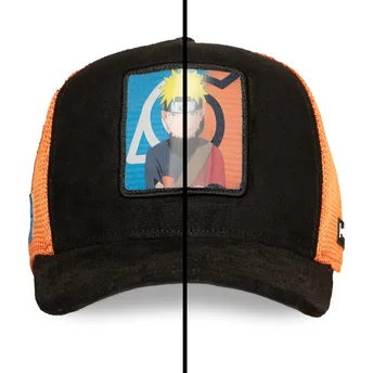 Gorra trucker negra y naranja Naruto Uzumaki NS5 SAG Naruto de Capslab