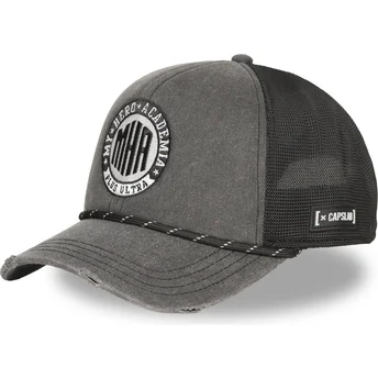Grå trucker-keps Plus Ultra MHA2 LMH My Hero Academia från Capslab