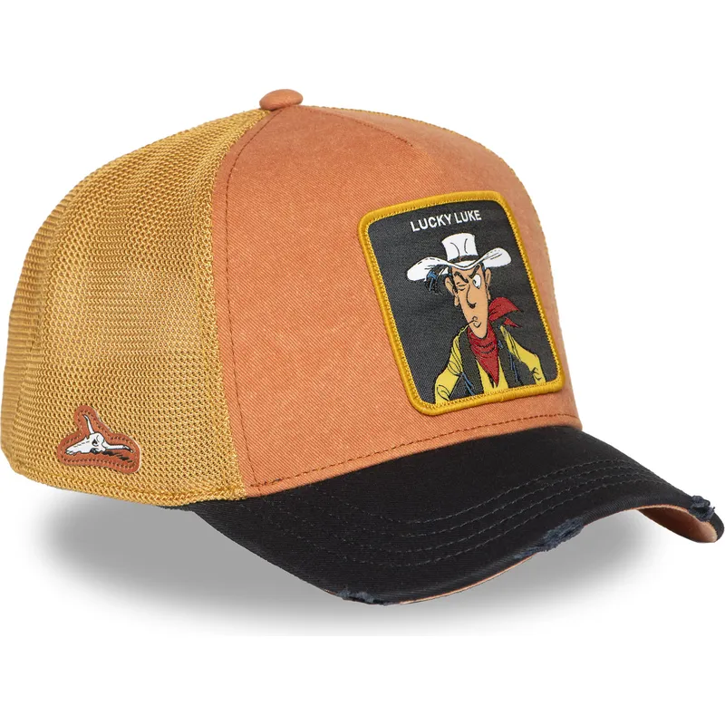 cepur-izliekta-truckeris-oranzs-snapback-lck2-lob-lucky-luke-no-capslab
