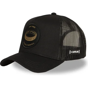 Casquette trucker noire L'Anneau Unique LOTR RIN2 Le Seigneur des Anneaux Capslab