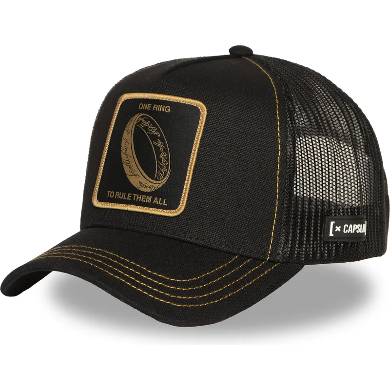 cap-izliekta-black-snapback-anillo-unico-lotr-rin-el-senor-one-ring-the-lord-of-the-rings-no-capslab