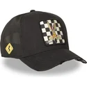 cepur-izliekta-truckeris-melns-snapback-loo12-wil-koijots-looney-tunes-no-capslab