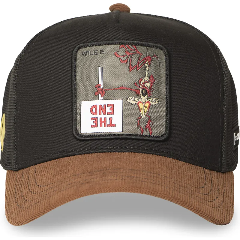 cepur-izliekta-truckeris-melns-snapback-loo12-wi2-koijots-looney-tunes-no-capslab