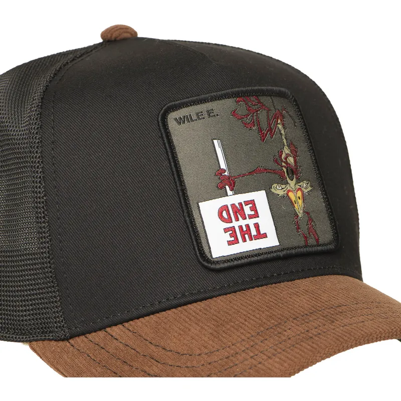 cepur-izliekta-truckeris-melns-snapback-loo12-wi2-koijots-looney-tunes-no-capslab
