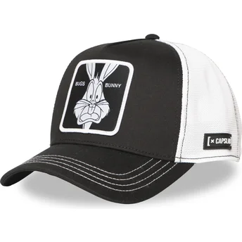 Casquette trucker noire et blanche Bugs Bunny LOO12 BUG CT Looney Tunes Capslab