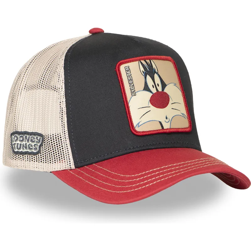 cepur-izliekta-truckeris-daudzkrasains-snapback-loo12-syl-silvestrs-looney-tunes-no-capslab