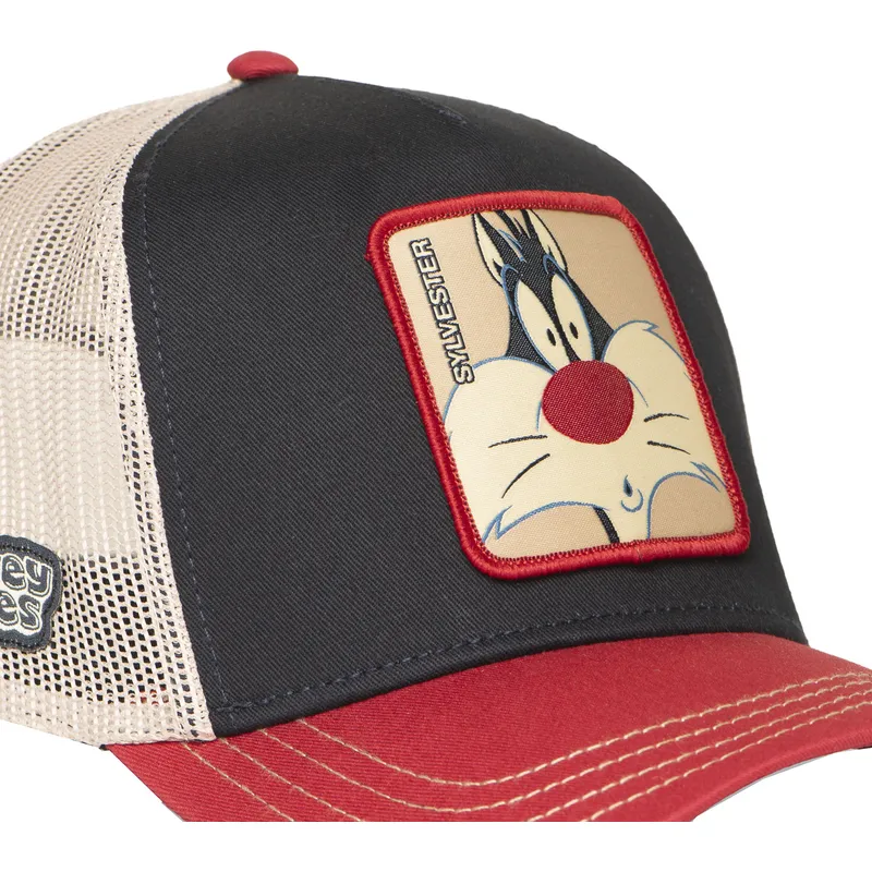 cepur-izliekta-truckeris-daudzkrasains-snapback-loo12-syl-silvestrs-looney-tunes-no-capslab