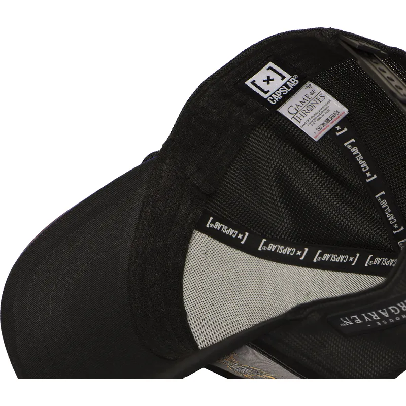 cepur-izliekta-truckeris-melns-snapback-house-of-the-hod-dra-tronu-spele-no-capslab