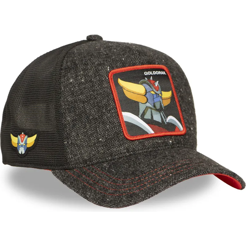 cepur-izliekta-truckeris-melns-snapback-goldorak-gol6-rob-grendizer-robots-grendizer-no-capslab