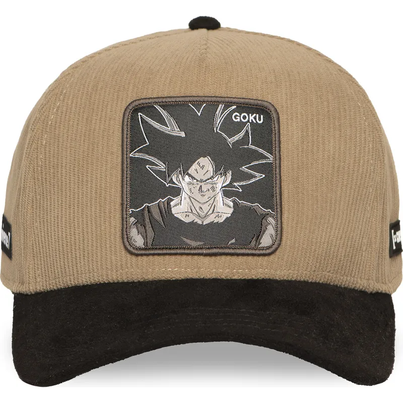 cap-izliekta-brown-snapback-son-goku-dragon-ball-no-capslab cap-izliekta-brown-snapback-son-goku-dragon-ball-no-capslab