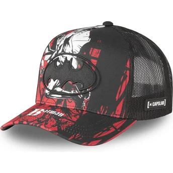 Cepur izliekta truckeris melns snapback DC10 GRA CT Batman DC Comics no Capslab