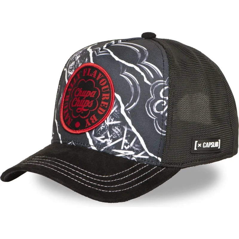 cepur-izliekta-truckeris-melns-snapback-cc3-nig-chupa-chups-no-capslab