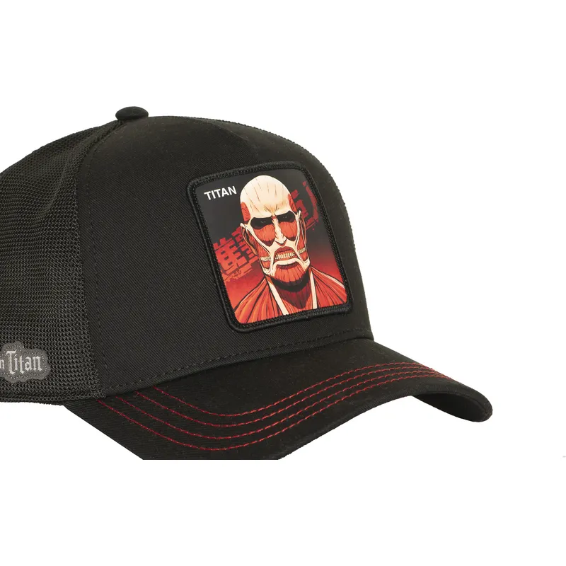 trucker-cap-schwarz-kolossaler-titan-aot2-tit-attack-on-titan-von-capslab