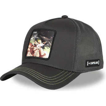 Gorra Trucker Grau Titan Eren Jaeger AOT2 ATT Attack On Titan von Capslab