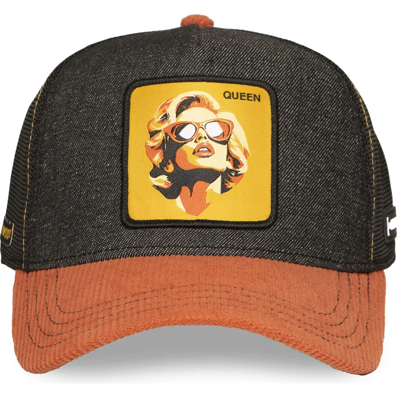 cepur-izliekta-soferis-melns-snapback-marilyn-monroe-slavens-no-capslab