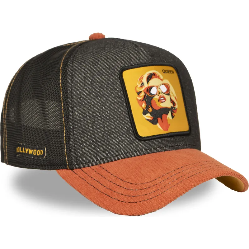 cepur-izliekta-soferis-melns-snapback-marilyn-monroe-slavens-no-capslab