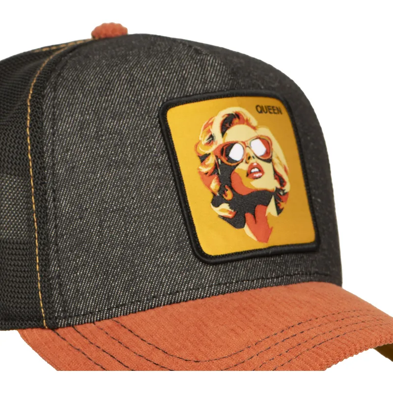 cepur-izliekta-soferis-melns-snapback-marilyn-monroe-slavens-no-capslab