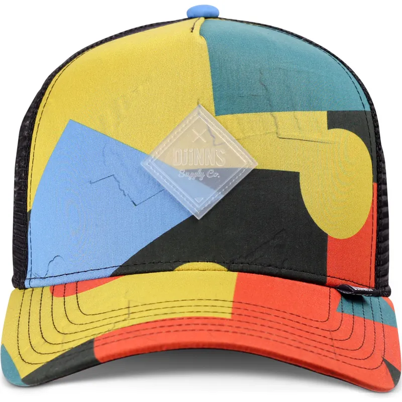 cepur-izliekta-truckeris-daudzkrasains-snapback-geometric-dark-hft-no-djinns