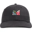 schwarze-verstellbare-curved-cap-m-flowers-von-djinns