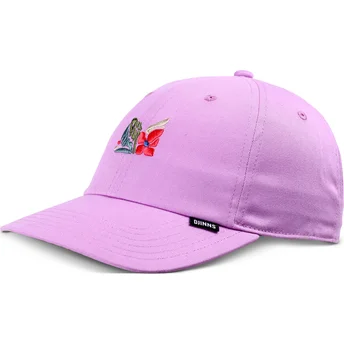 Djinns Curved Brim M-Flowers Purple Adjustable Cap