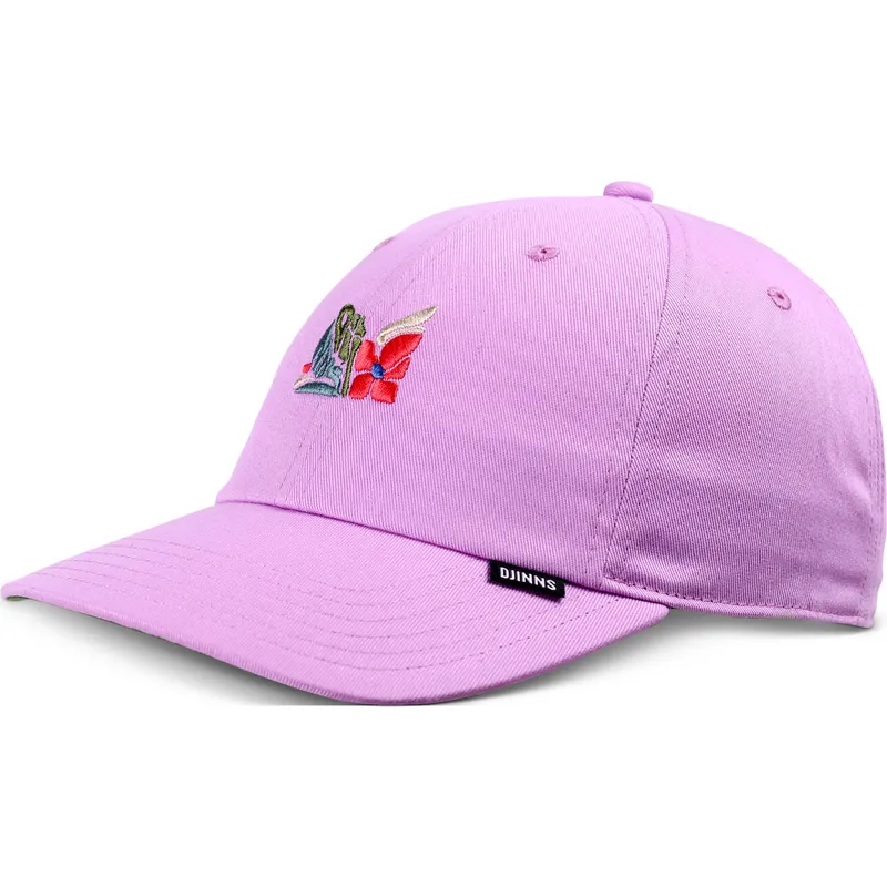 czapka-z-daszkiem-fioletowa-regulowana-m-flowers-od-djinns