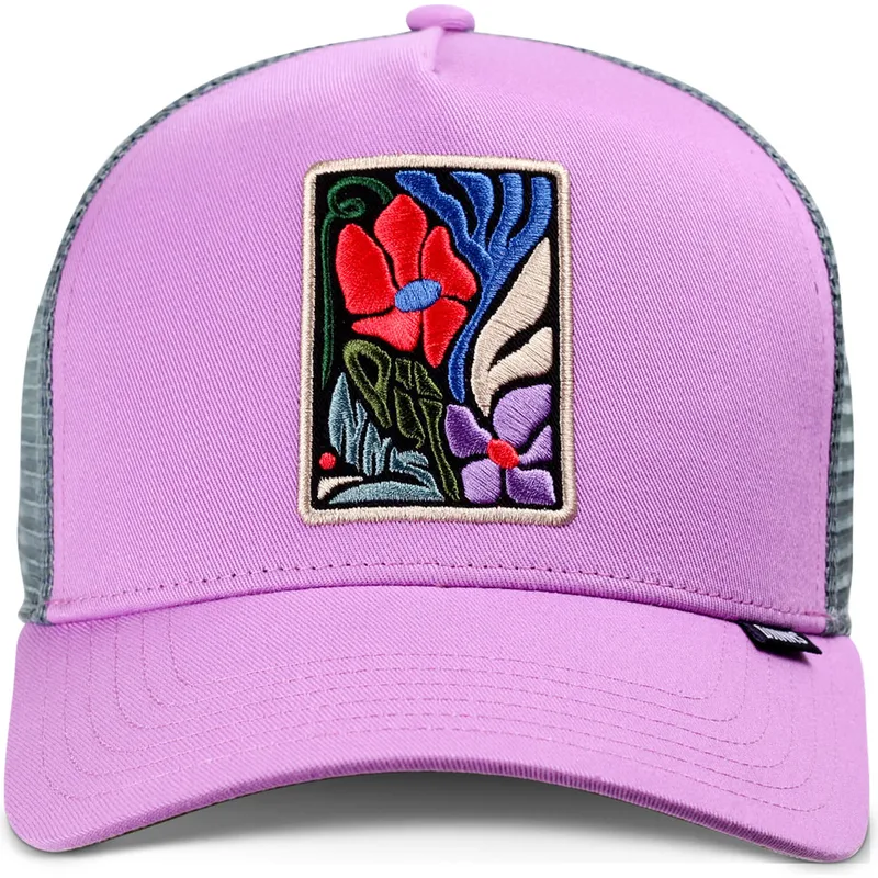 trucker-cap-violett-m-flowers-hft-von-djinns