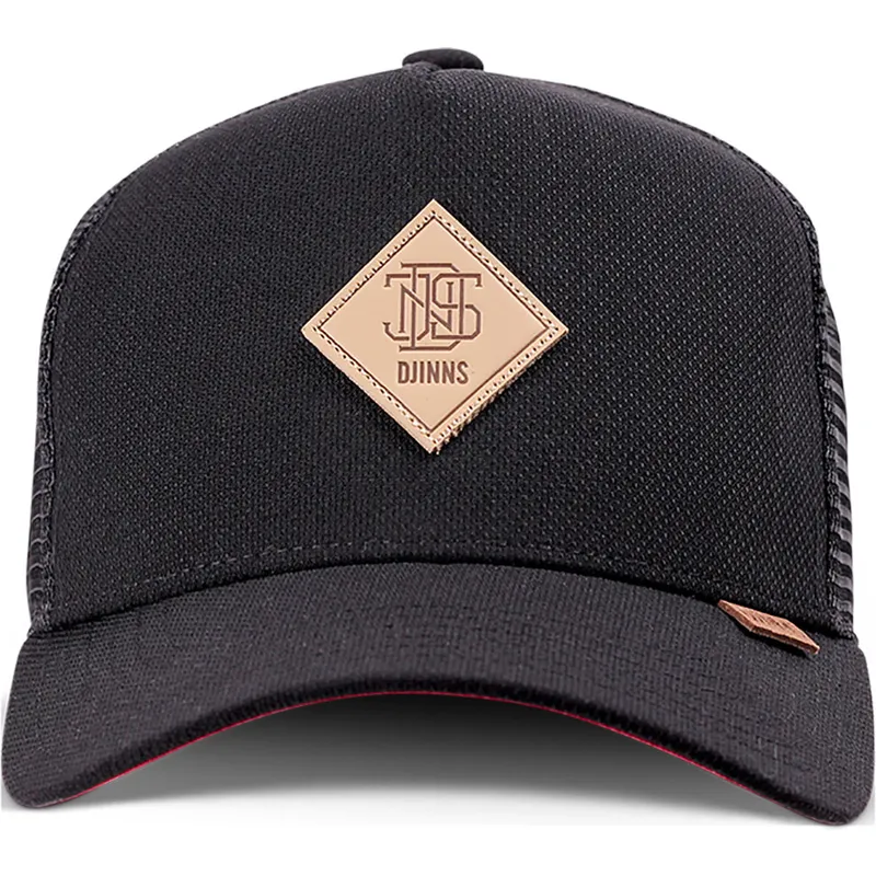 cepur-izliekta-truckeris-melns-snapback-plainlace-hft-no-djinns
