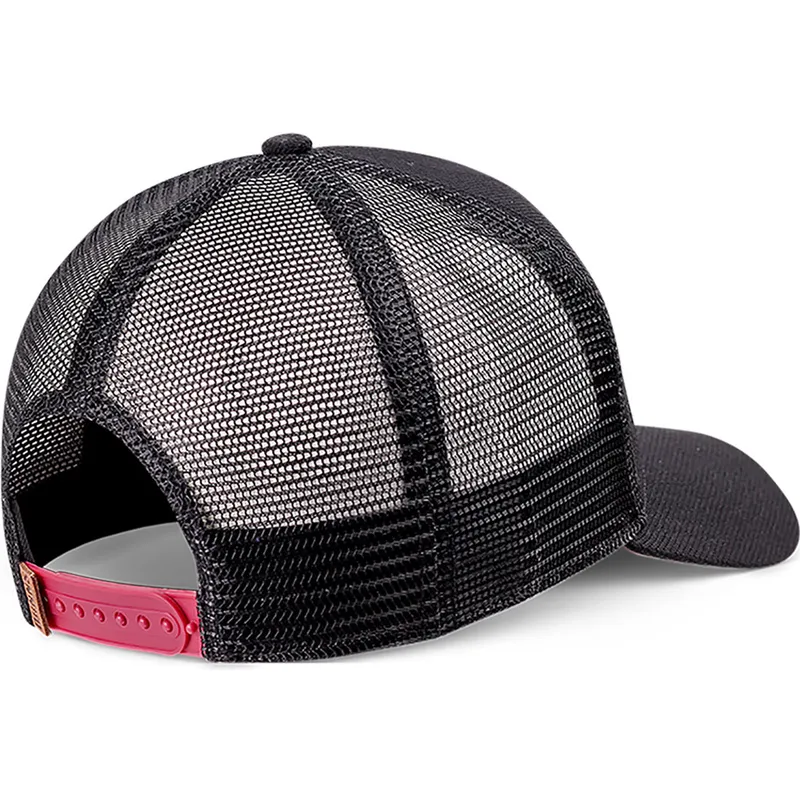 cepur-izliekta-truckeris-melns-snapback-plainlace-hft-no-djinns