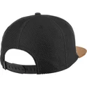 cepur-plakana-melns-snapback-honey-knit-no-djinns