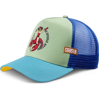 Czapka trucker niebiesko-zielona Cowgirl Option HFT od Coastal