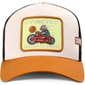 cepur-izliekta-truckeris-bruns-snapback-riding-fast-hft-no-coastal