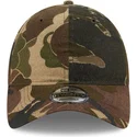 new-era-curved-brim-9twenty-brushed-cotton-three-looms-woodland-camouflage-adjustable-cap