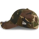 new-era-curved-brim-9twenty-brushed-cotton-three-looms-woodland-camouflage-adjustable-cap