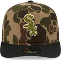 verstellbare-gebogene-camouflage-kappe-19twenty-aus-gebursteter-baumwolle-three-looms-duck-der-chicago-white-sox-mlb-von-new-era