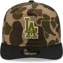czapka-z-zakrzywionym-daszkiem-kamuflaz-regulowana-19twenty-brushed-cotton-three-looms-duck-los-angeles-dodgers-mlb-new-era