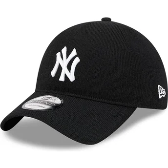 Cap izliekta black adjustable strap 9TWENTY Merino Wool Yarn no New York Yankees MLB no New Era