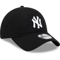 cepur-izliekta-melns-regulejama-lente-9twenty-merino-wool-yarn-no-new-york-yankees-mlb-no-new-era
